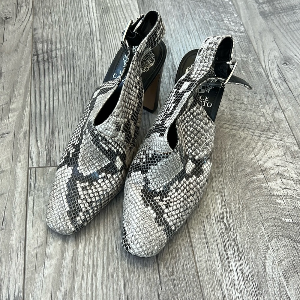 Snake skin booties